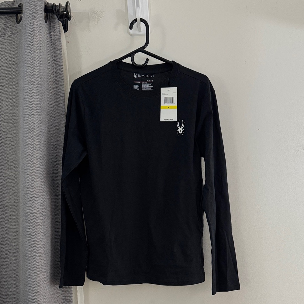 Spyder Black Long Sleeve Shirt